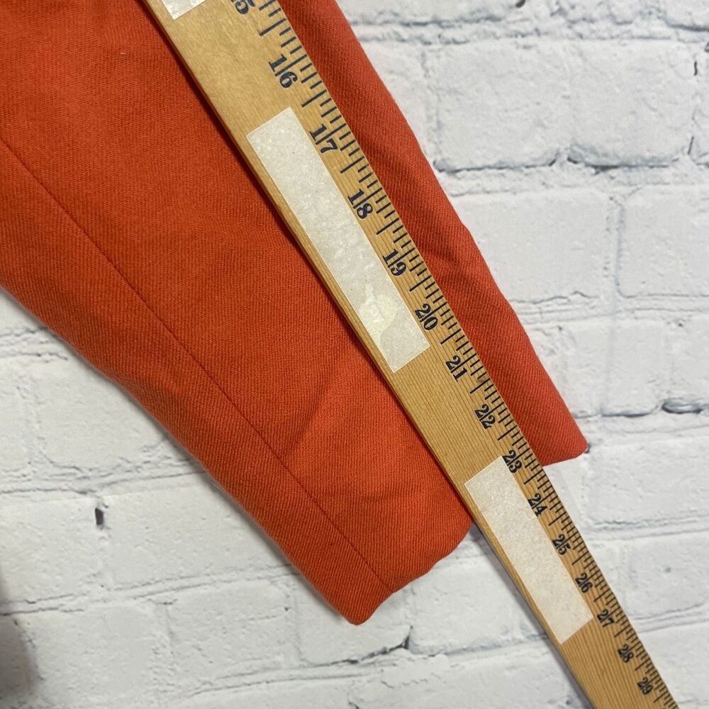 Pendleton Blazer Women Size 12 Orange Virgin Wool Office Business Jacket - Picture 11 of 13